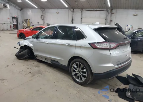2017 Ford Edge Titanium from USA, damaged, VIN 2FMPK4K85HBB33927